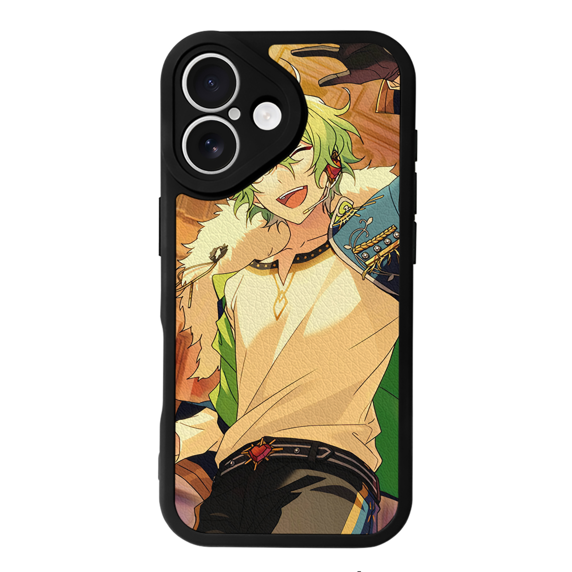 （画像用） あんさんぶるスターズ! Ensemble Stars 【iPhone 16シリーズ対応】シリコンスマホケース（レザー調） 材質：シリコン